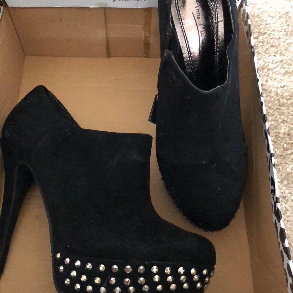 Black studded Ankle Booties